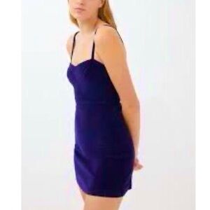 Urban Outfitters after all corduroy suede bustier dress size large